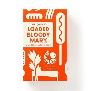The (Over) Loaded Bloody Mary Wooden Balance Game - Orange